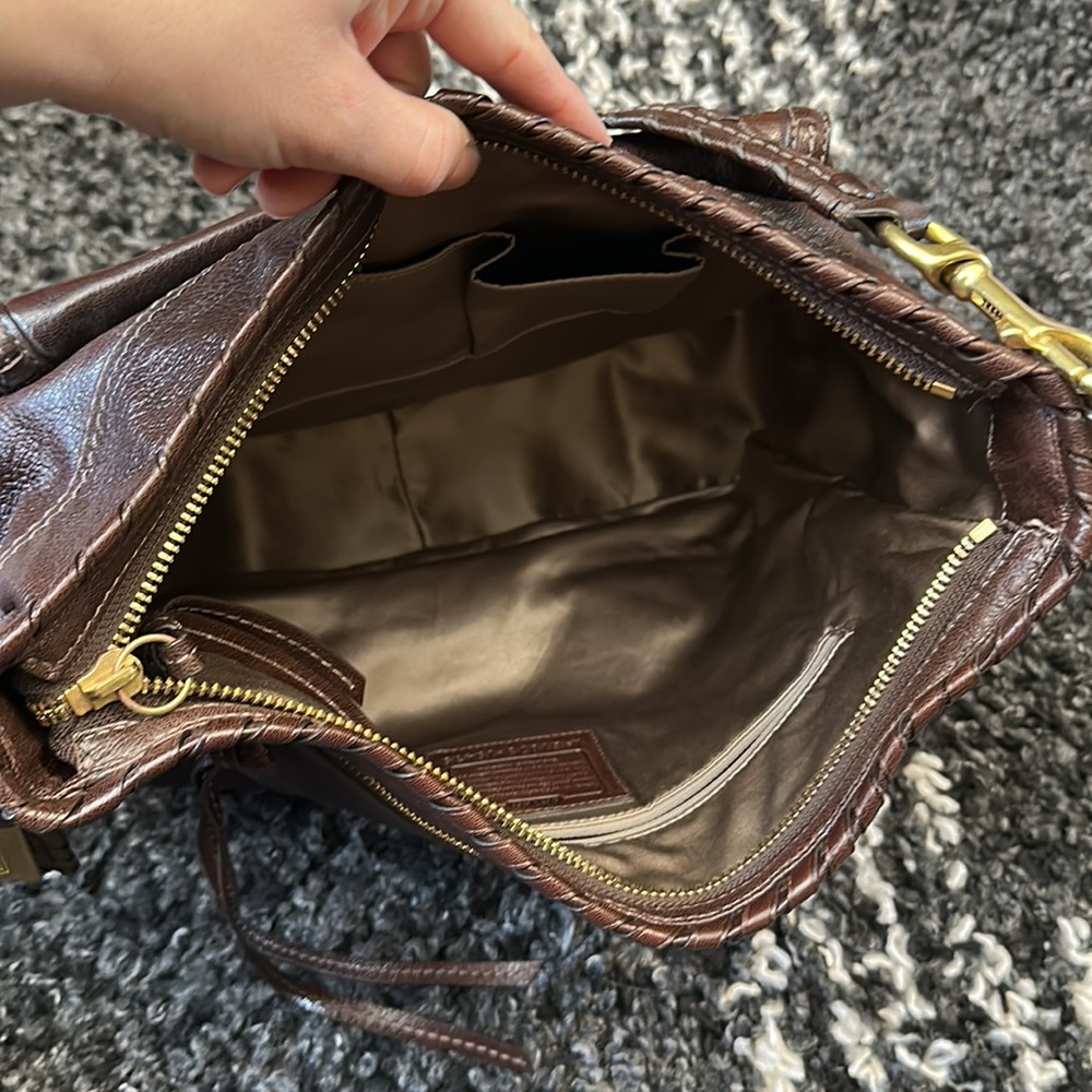 Coach Dillan shoulder bag brown leather 15435 - Picture 8 of 11